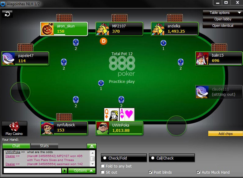 poker jogar online
